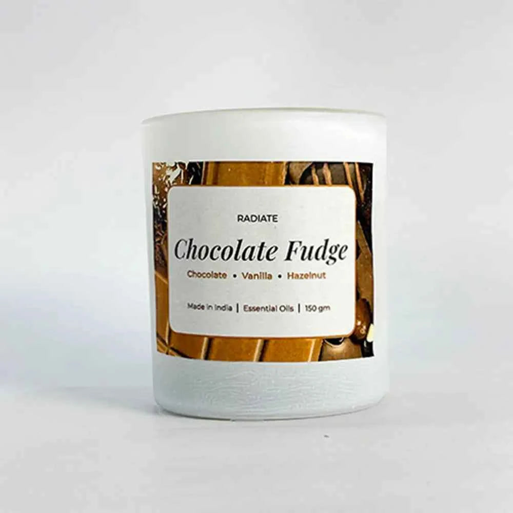 Chocolate fudge & Vanilla Soy Wax Scented Candle