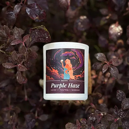 Purple Haze- Lavender & Ylang-Ylang Soy Wax Scented Candle