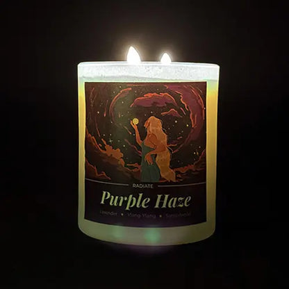 Purple Haze- Lavender & Ylang-Ylang Soy Wax Scented Candle