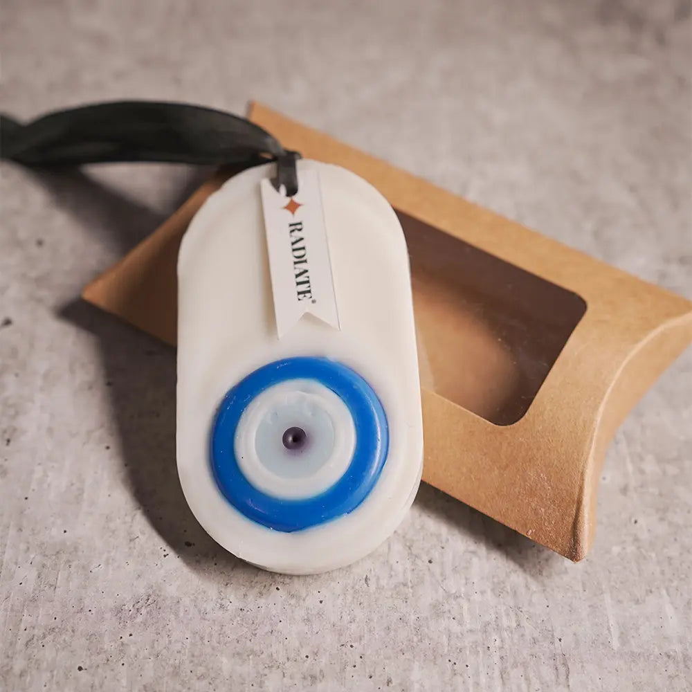 Evil Eye Protection Combo | Evil eye scented Candle, Bracelet & Wax tablet