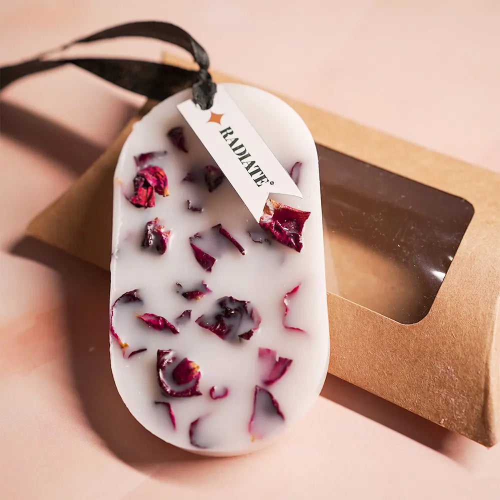 Radiate's dried rose wax tablet with rose scent for drawers and cupboards