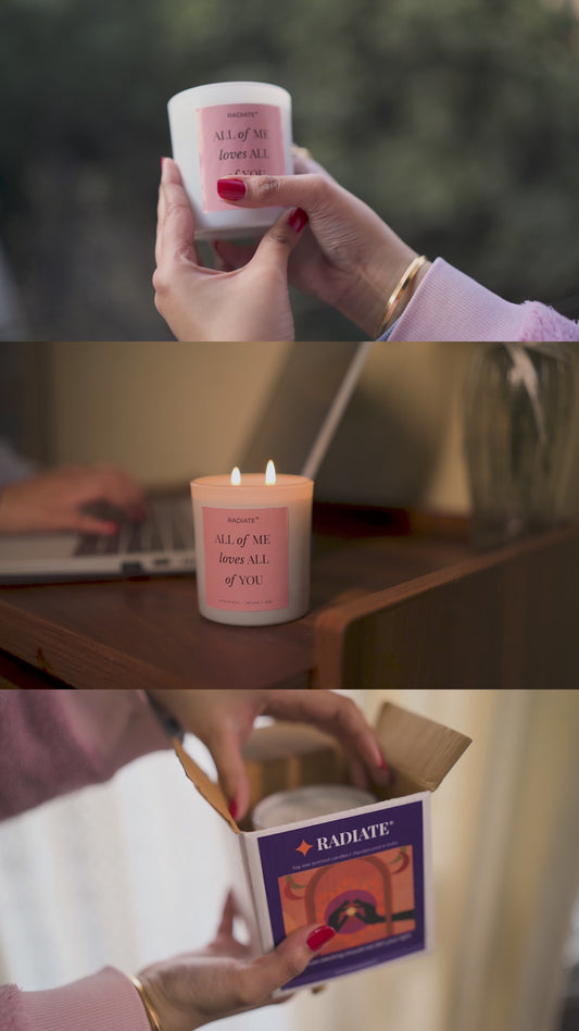 All of me Lotus & Cashmere Musk Romantic Soy Candle